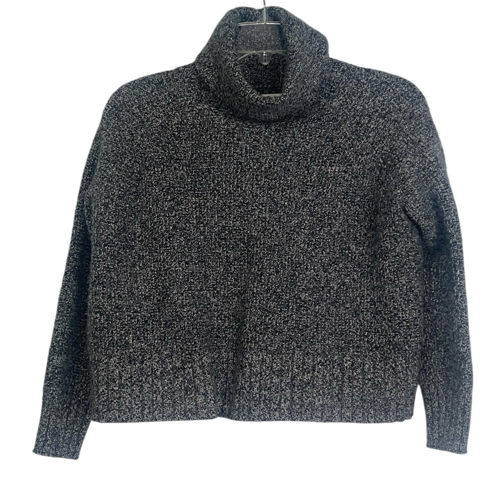 Madewell Eastbrook turtleneck cross-back, marked sweater, size medium GUC
